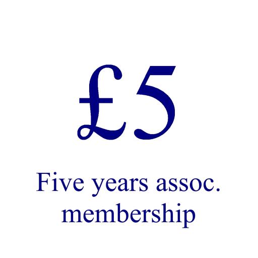 Five years associate membership (resident at the same address as a full member)